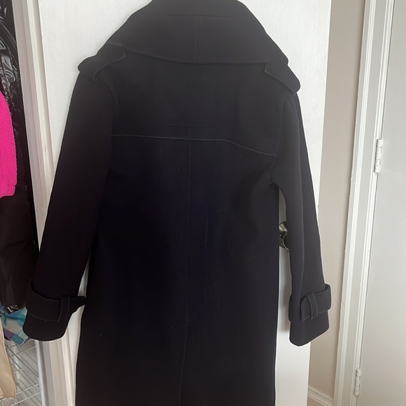 Derek Lam Oversized Wool Coat -Navy - Picture 8 of 11